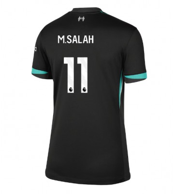 Liverpool Mohamed Salah #11 Segunda Equipación Mujer 2024-25 Manga Corta